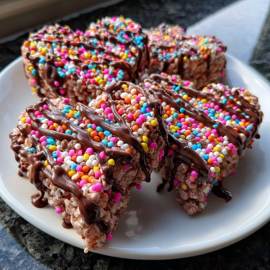 Valentines Snacks Chocolate Rice Crispy Hearts