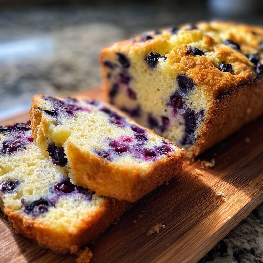 Lemon Blueberry Rustic Bread