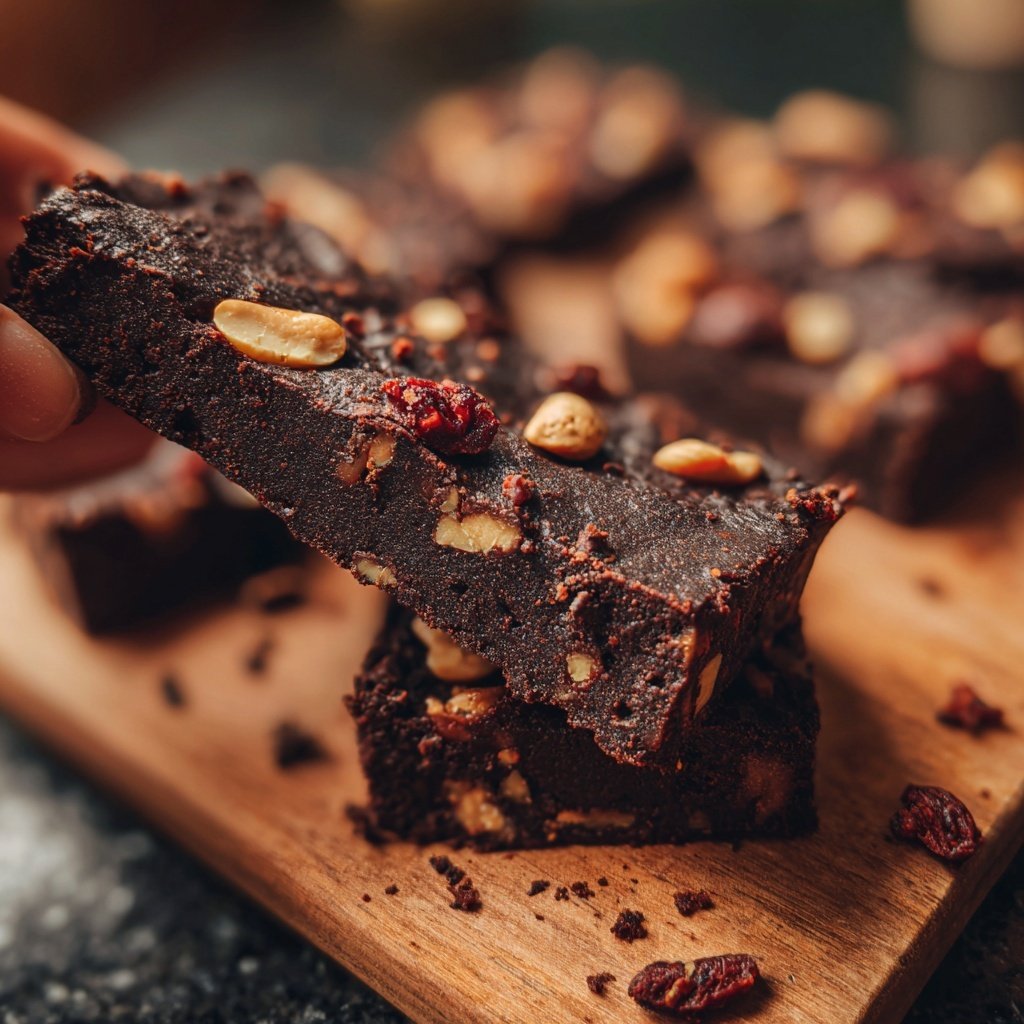 Chocolate Date Cashew Bars