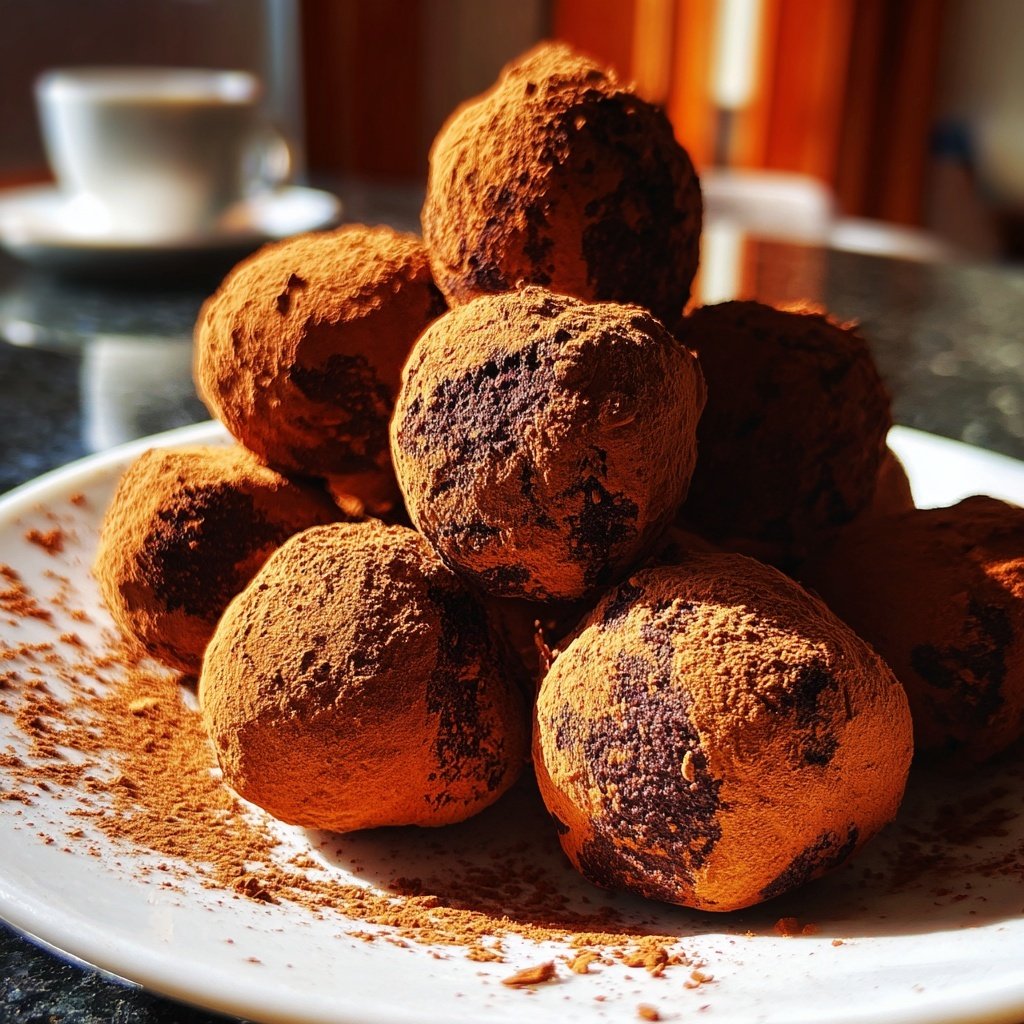 Chocolate Almond Truffles