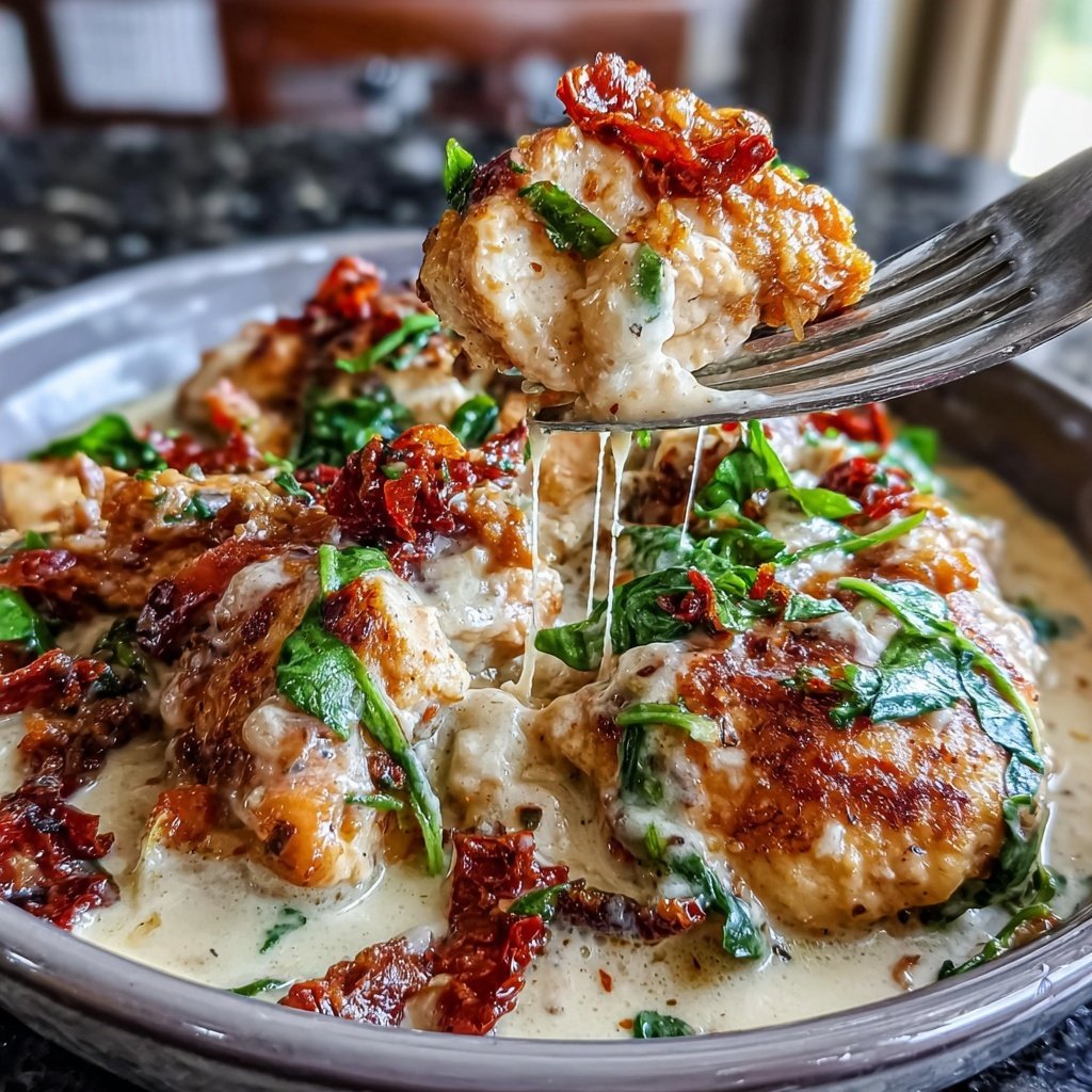 Food Recipes Creamy Tuscan Chicken