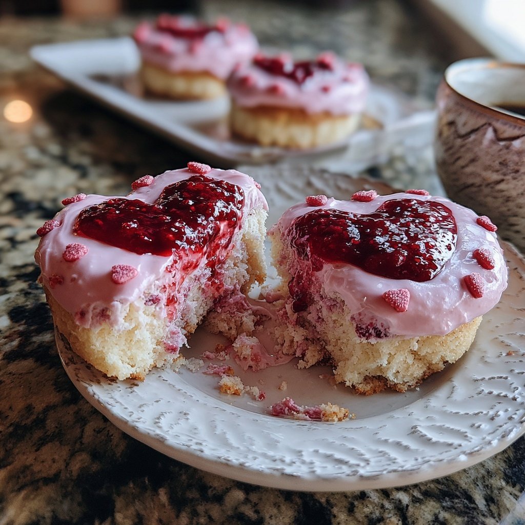 Mini Valentine Cakes for Two