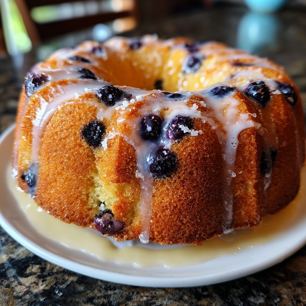 Blueberry Lemon Pound Cake