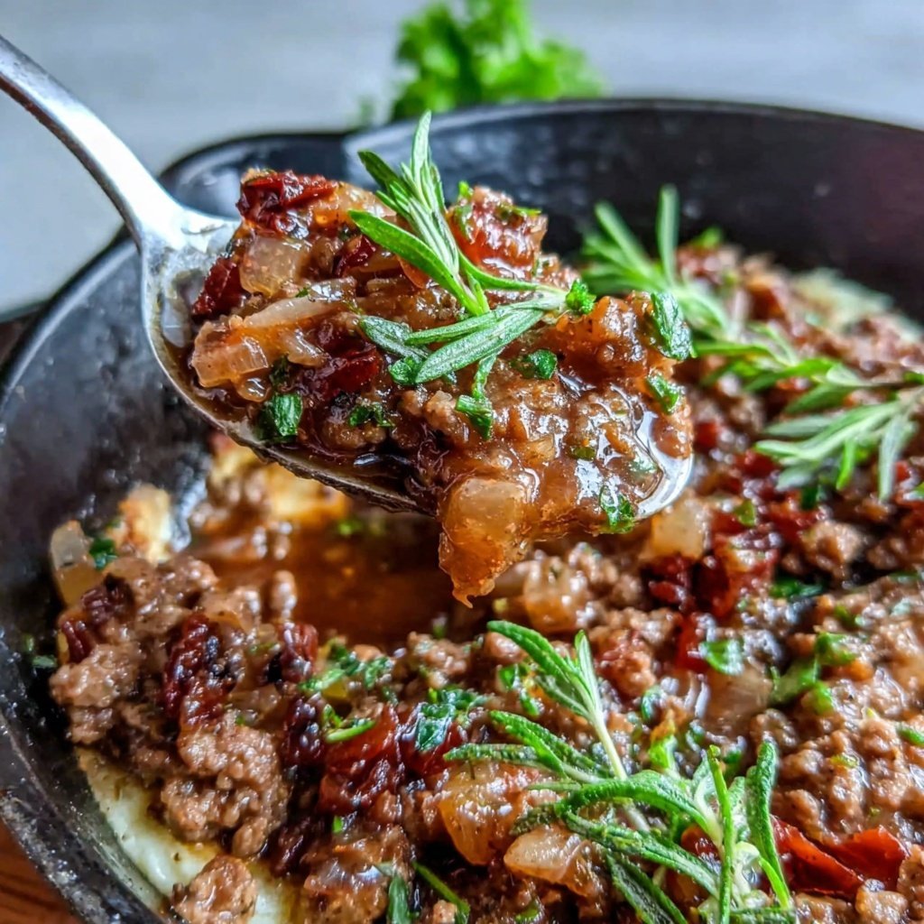 Hamburger Meat Shepherd Style Skillet