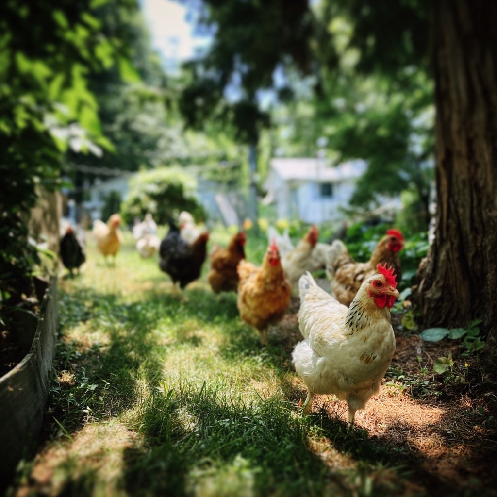 Large Backyard Chicken Run