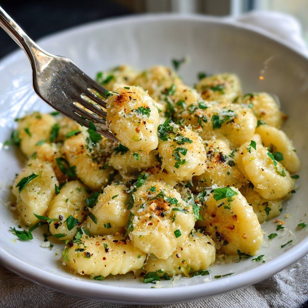 Romantic Lemon Parmesan Gnocchi