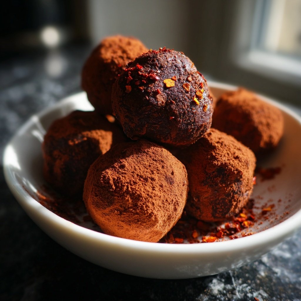 Chocolate Chili Truffles