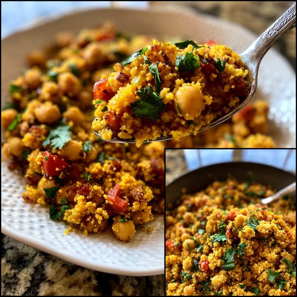 Spiced Chickpea Tomato Couscous