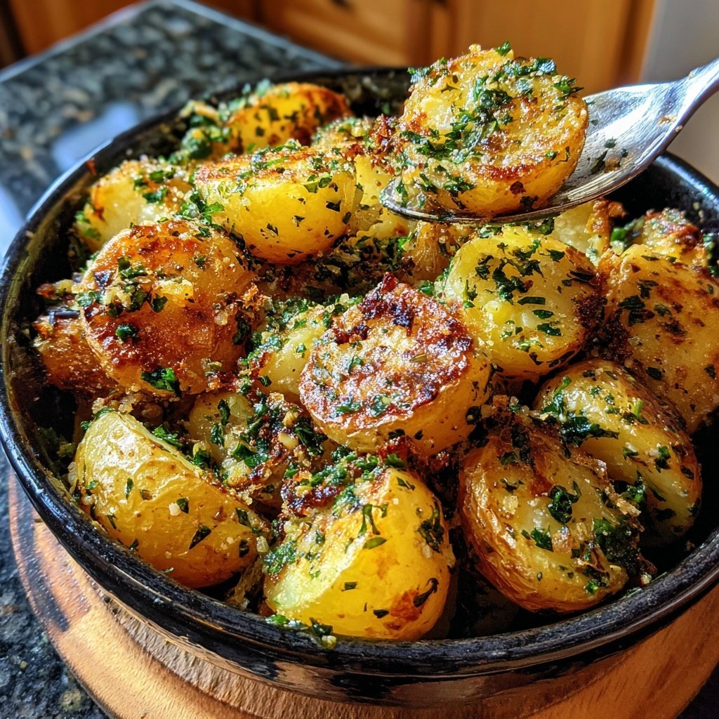 Garlic Herb Roasted Potatoes