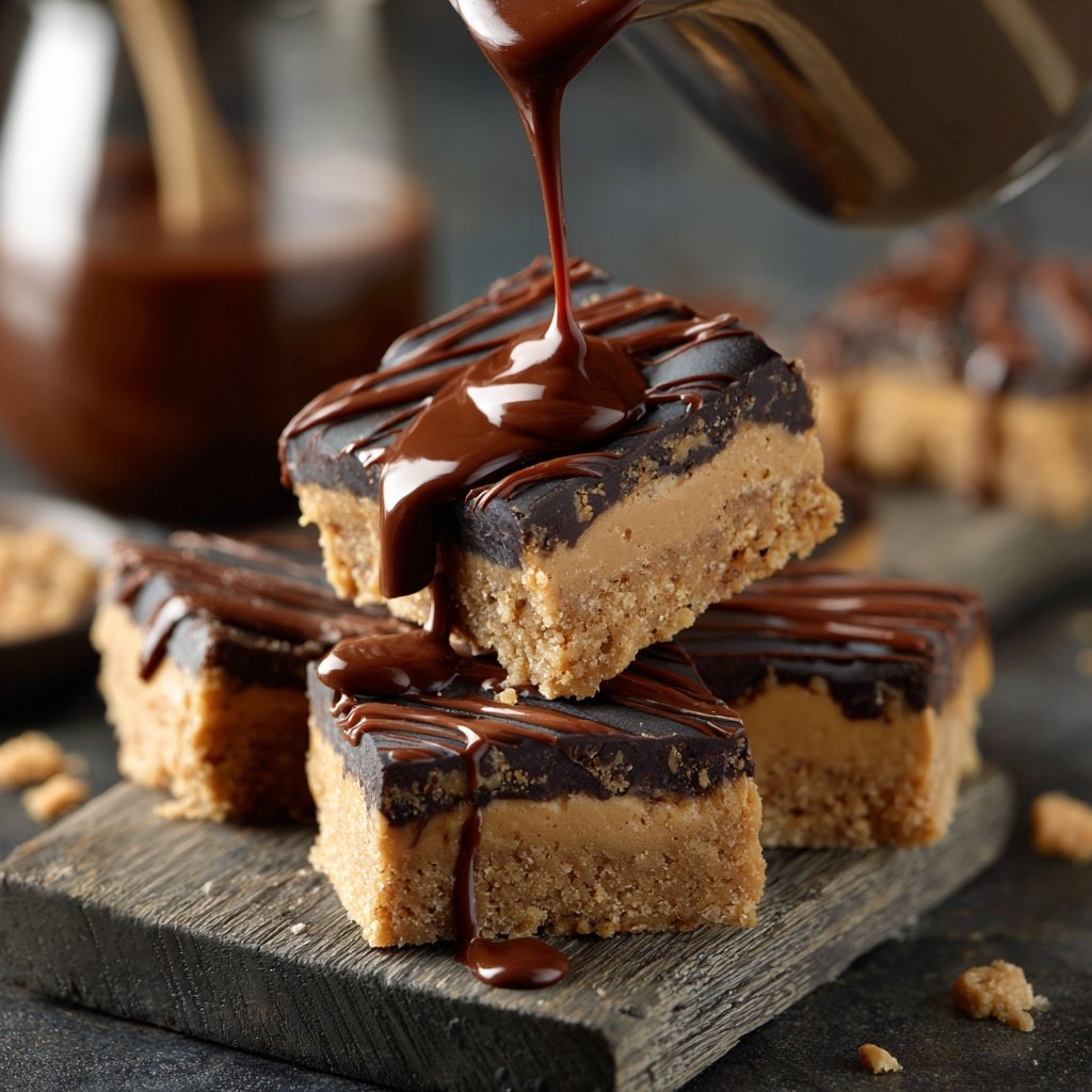 Chocolate Peanut Butter Squares