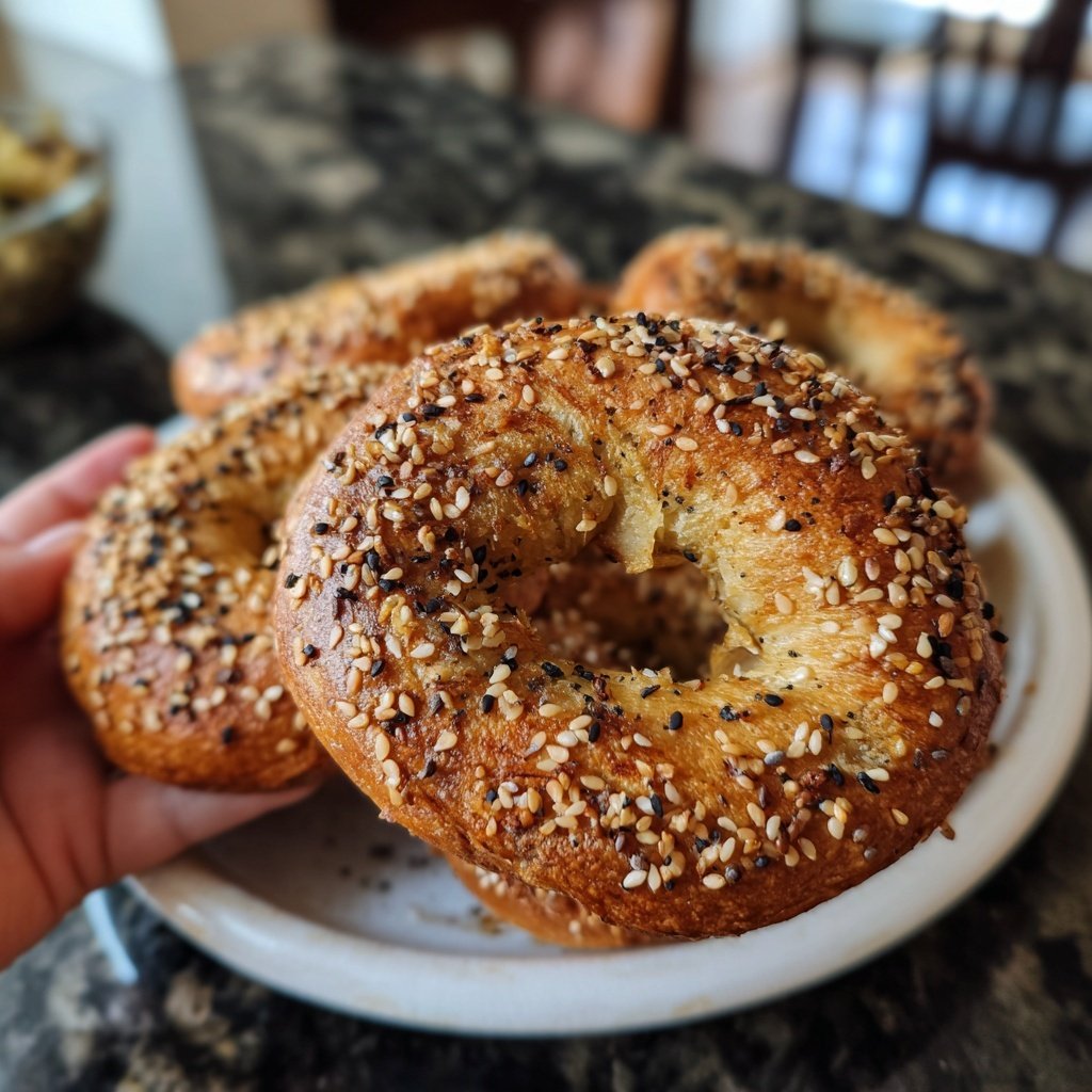 High Protein Bagels Without Yeast