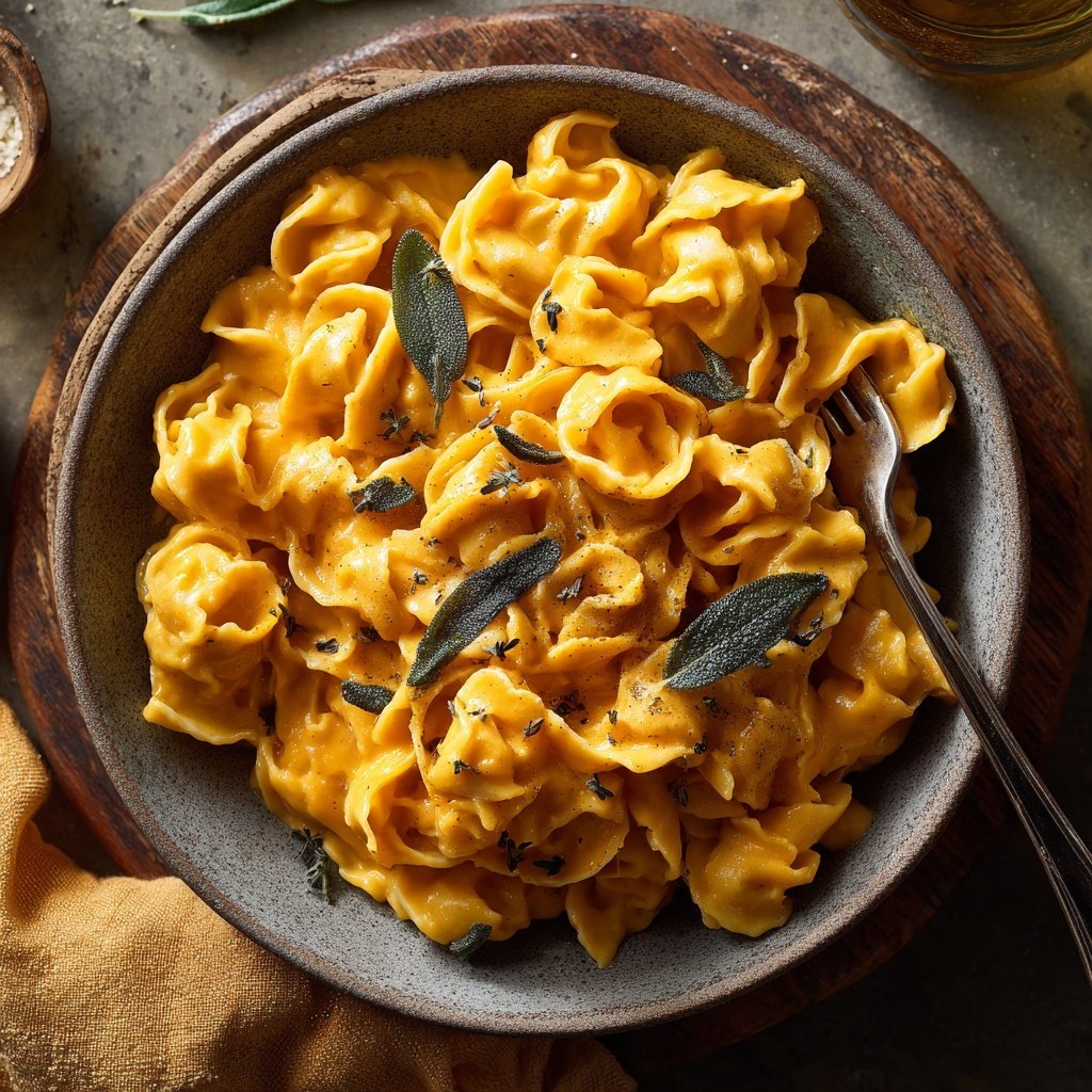 Valentine Dinner Creamy Pumpkin Pasta