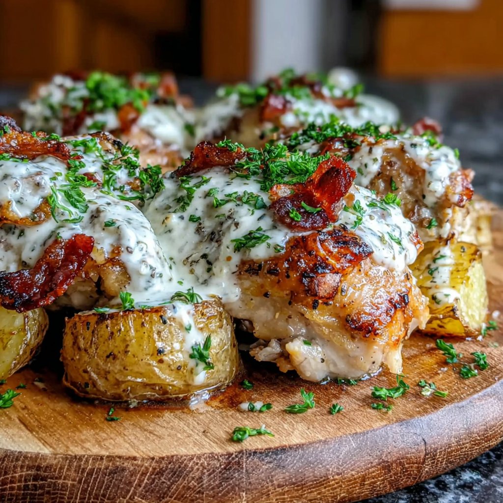 Creamy Herb Chicken And Potatoes