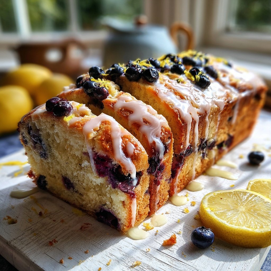 Lemon Blueberry Breakfast Loaf