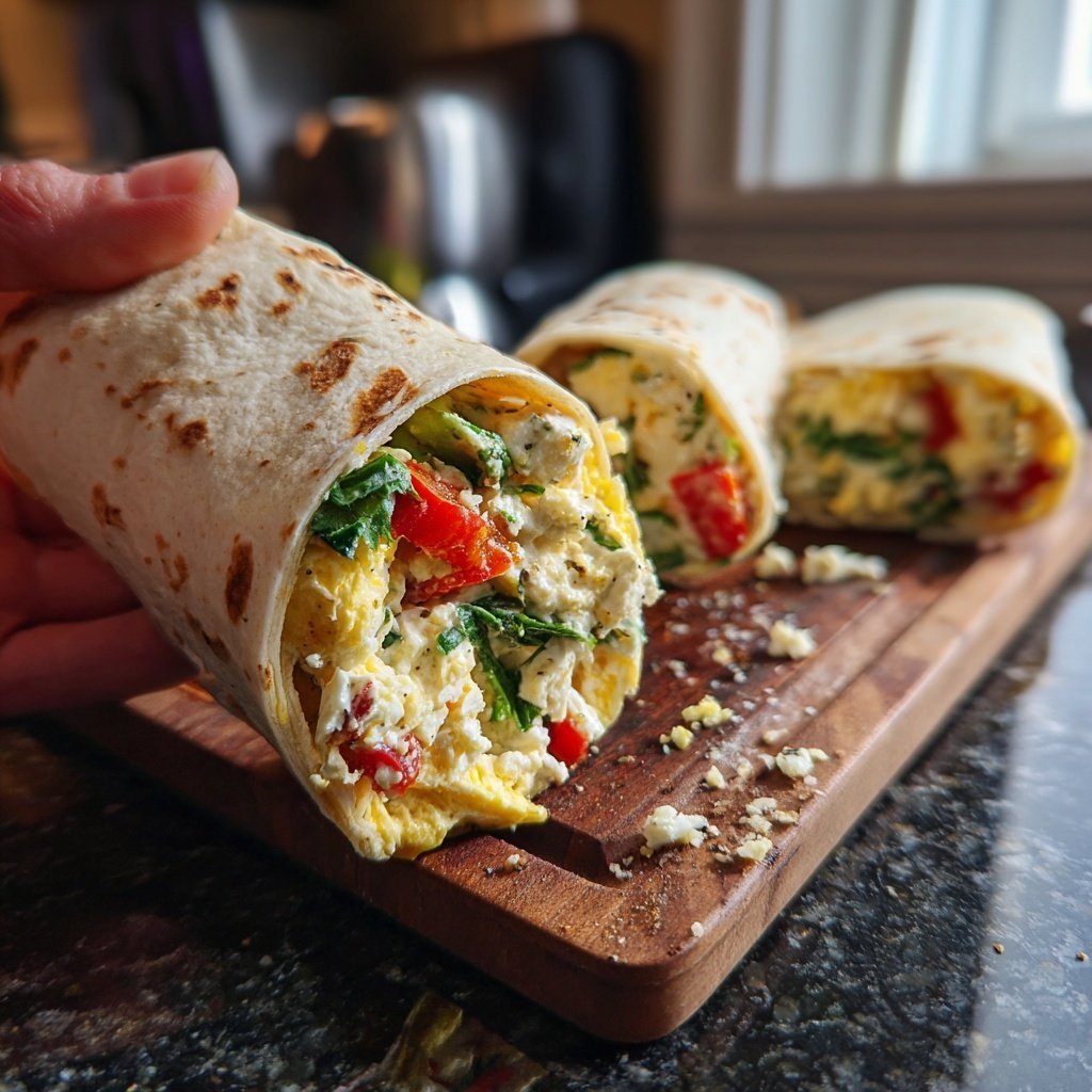 High Protein Cottage Cheese Wrap